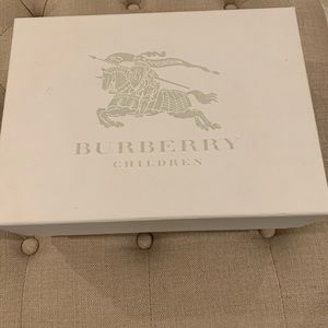 Burberry boys slip on shoes  (used)